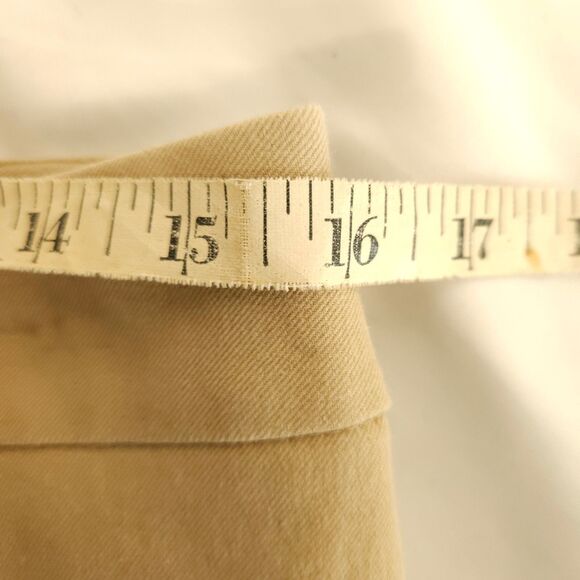 Chico's 0R Womens 4R 32x30 Beige Side Zip Cotton Rayon Blend Pants - Picture 4 of 6